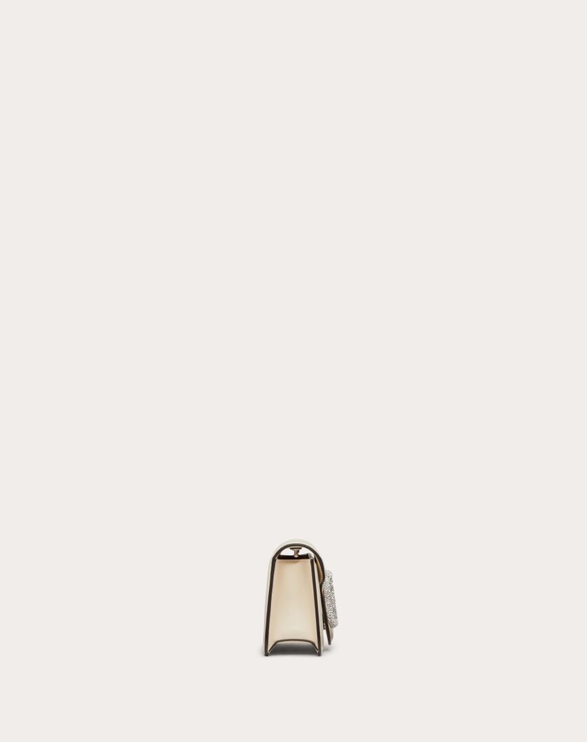 Valentino Handbags Borsa Piccola A Spalla Valentino Garavani Locò Con Logo Gioiello per Donna in Rose Cannelle | Valentino IT Nuovo