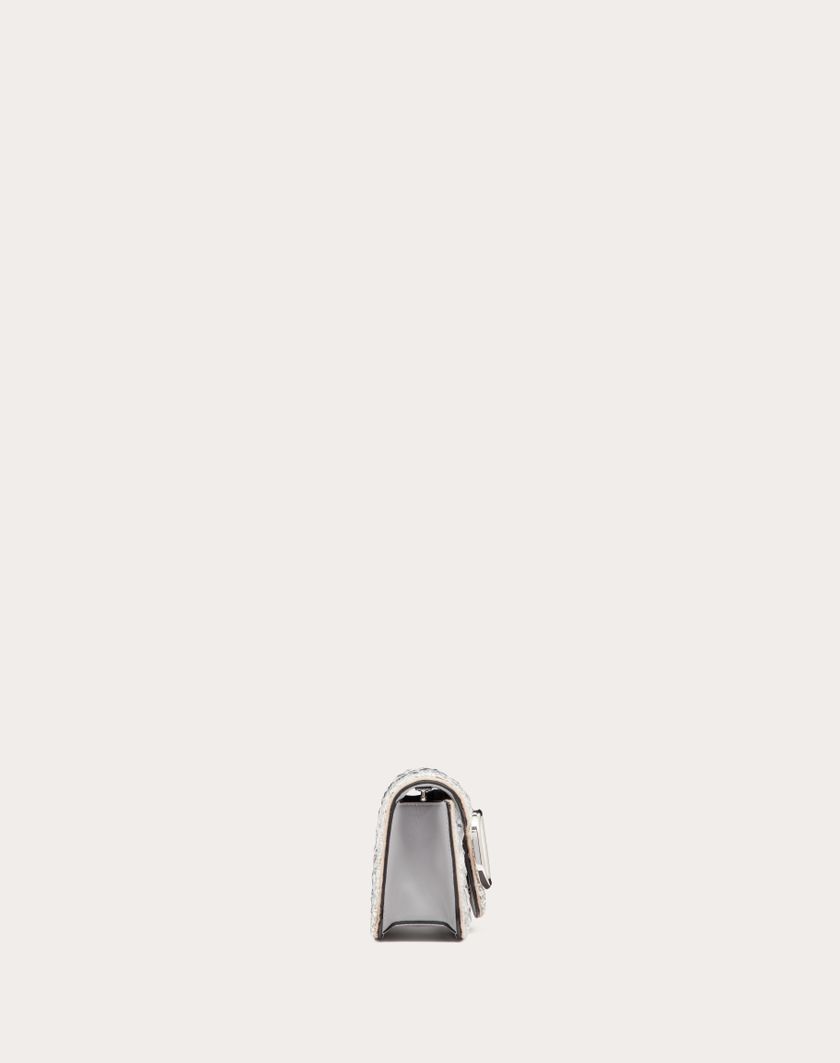 Valentino Handbags Borsa Piccola A Spalla Locò Con Cristalli per Donna in Argento | Valentino IT Acquista Ora