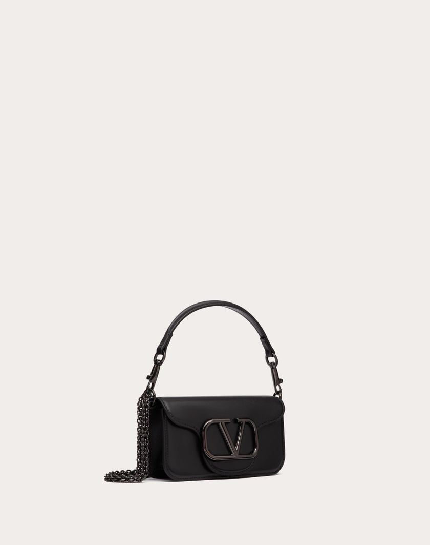 Valentino Handbags Borsa Piccola A Spalla Valentino Garavani Locò In Vitello per Donna in Nero | Valentino IT Prezzo Ridotto