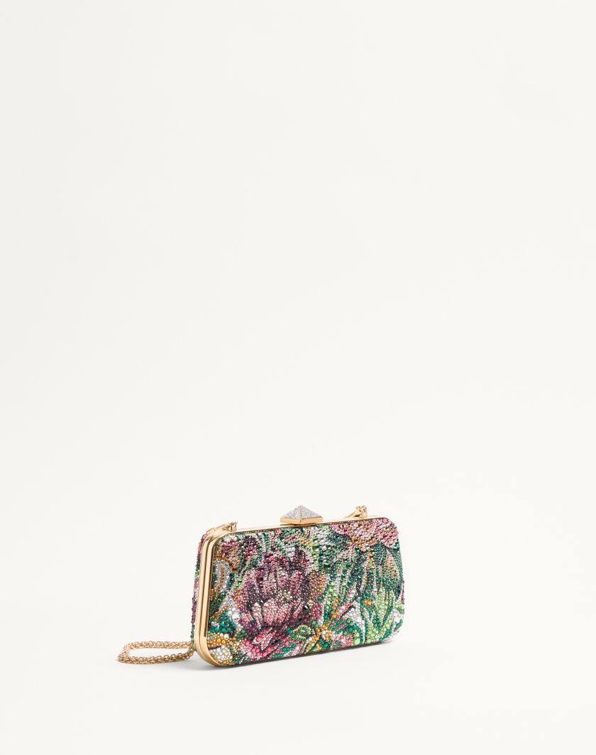 Valentino Handbags Minaudiere Carry Secrets Con Strass Motivo Voyage Imaginaire per Donna in Multicolor | Valentino IT Fino Al -60%