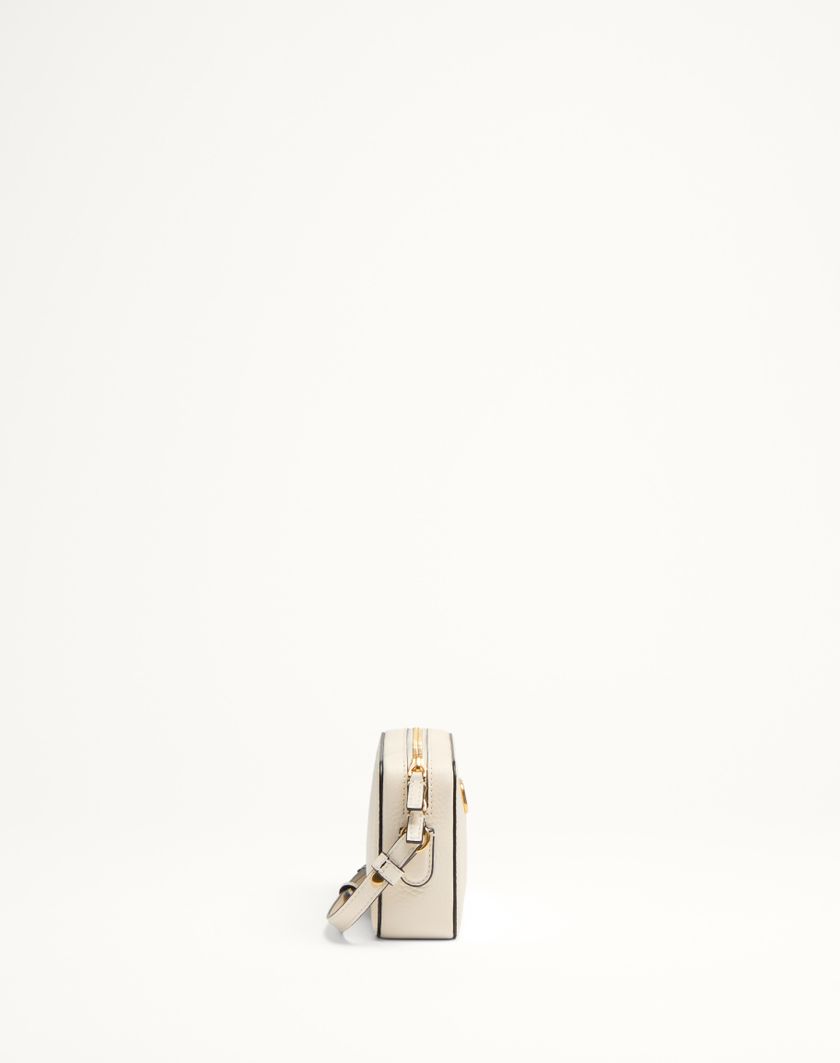 Valentino Handbags Mini Borsa A Tracolla Valentino Garavani Alltime In Vitello Granato per Donna in Mandorla | Valentino IT Moda