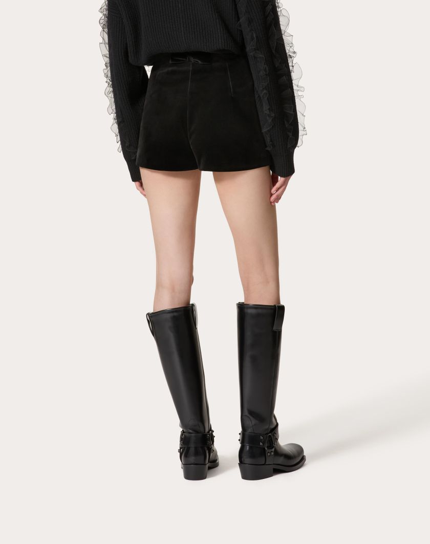 Valentino Handbags Short In Velluto per Donna in Nero | Valentino IT I Più Venduti
