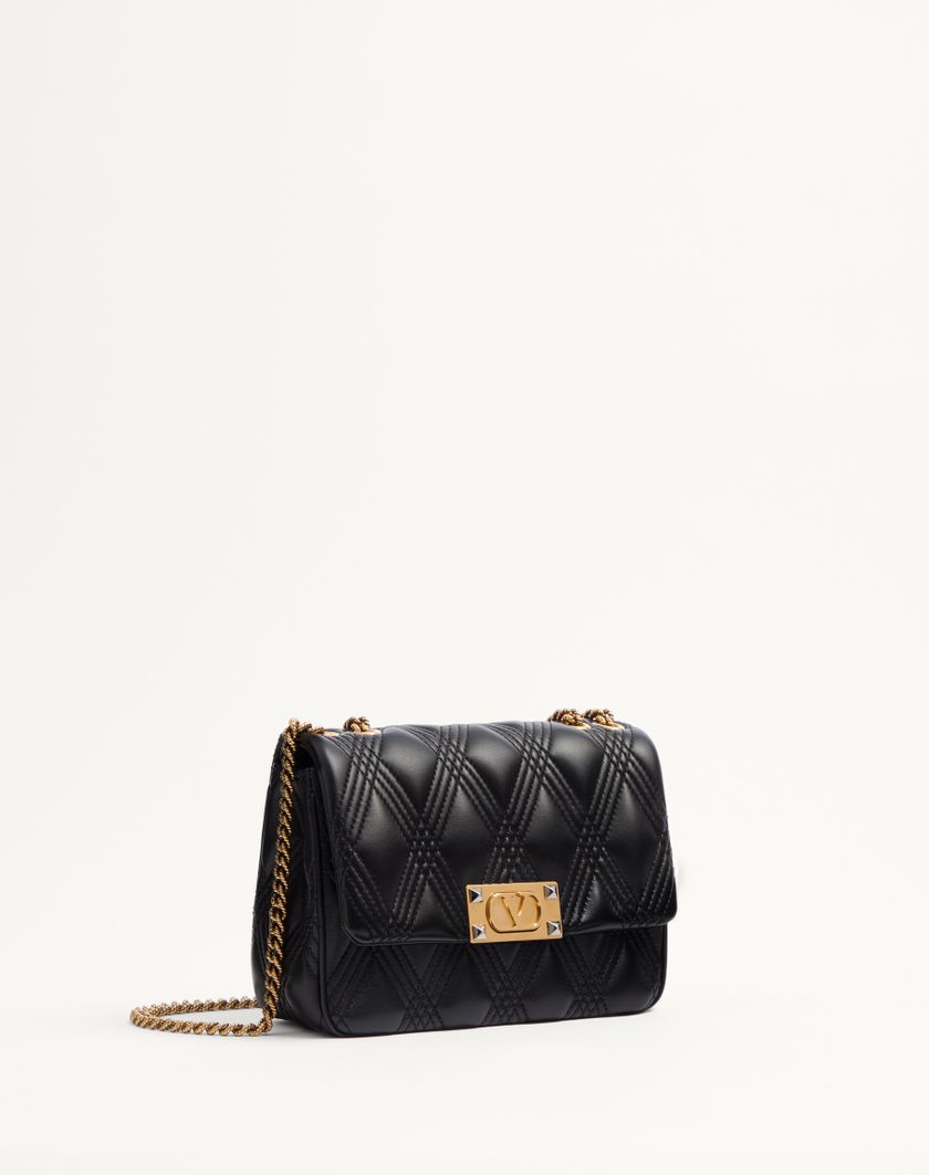 Valentino Handbags Borsa A Spalla Media Valentino Garavani Quiltie 67 In Nappa Trapuntata per Donna in Avorio | Valentino IT Prezzo Ridotto