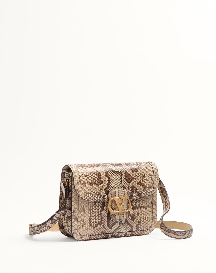 Valentino Handbags Borsa A Spalla Valentino Garavani 9to5 In Pitone per Donna in Avorio | Valentino IT Economico