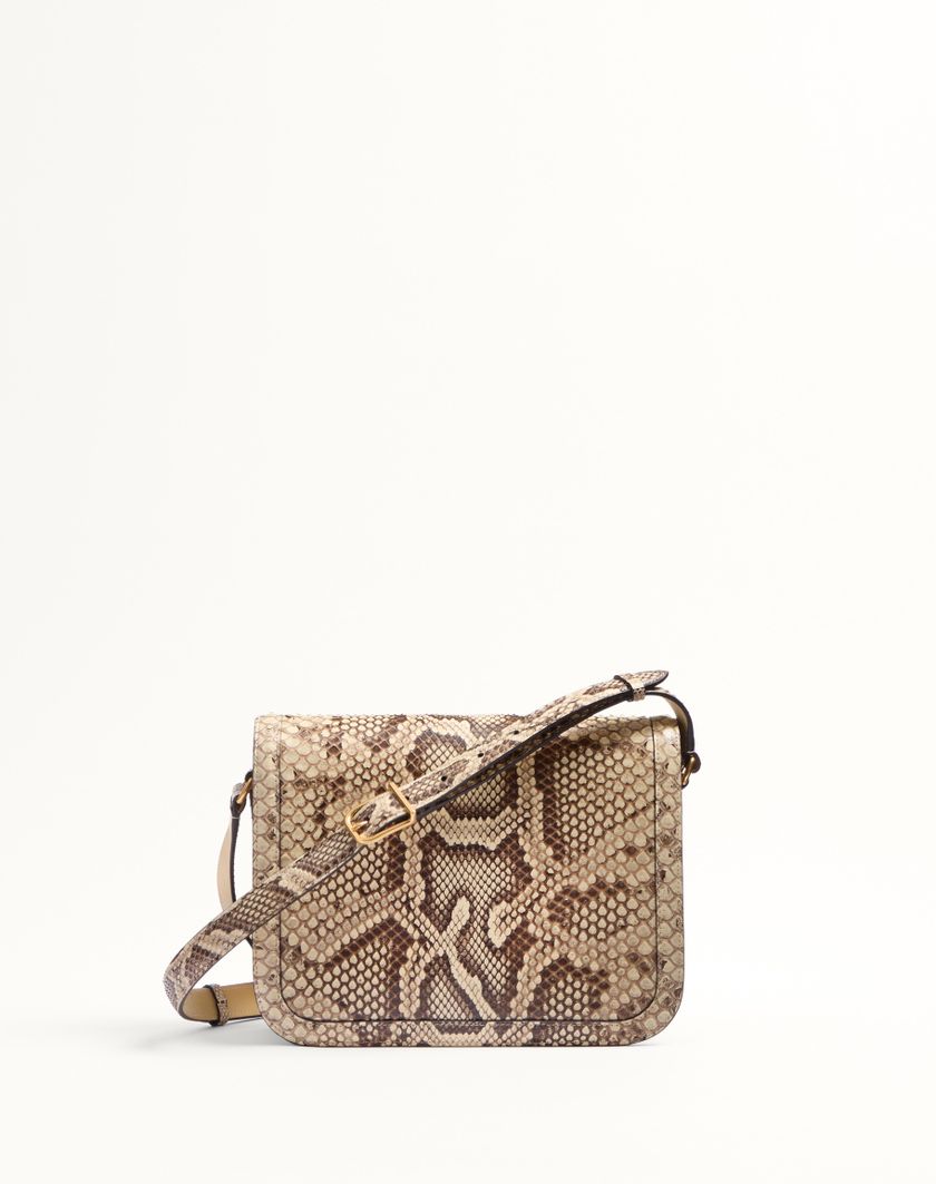 Valentino Handbags Borsa A Spalla Valentino Garavani 9to5 In Pitone per Donna in Avorio | Valentino IT Economico