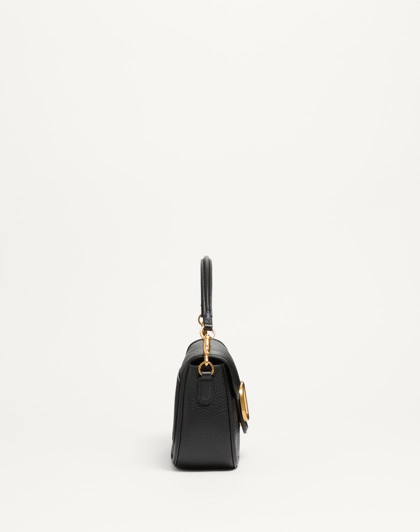 Valentino Handbags Borsa A Spalla Valentino Garavani Alltime In Vitello Granato Con Tracolla Nastro Jacquard per Donna in Nero/bianco | Valentino IT Saldi