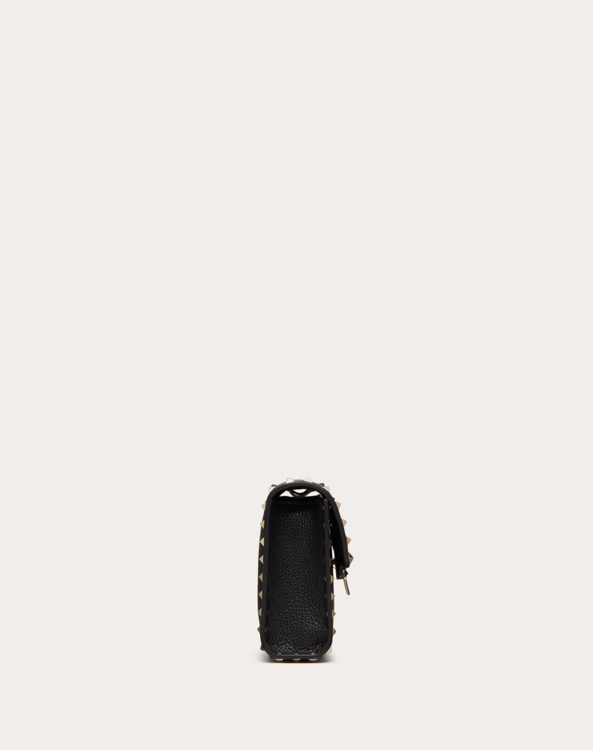Valentino Handbags Borsa Piccola A Tracolla Rockstud In Vitello Granato per Donna in Poudre | Valentino IT Nuova