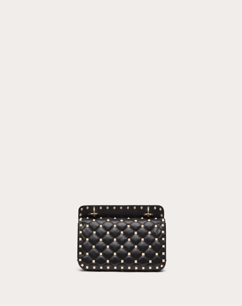 Valentino Handbags Borsa Piccola Rockstud Spike In Nappa per Donna in Light Ivory | Valentino IT 2025
