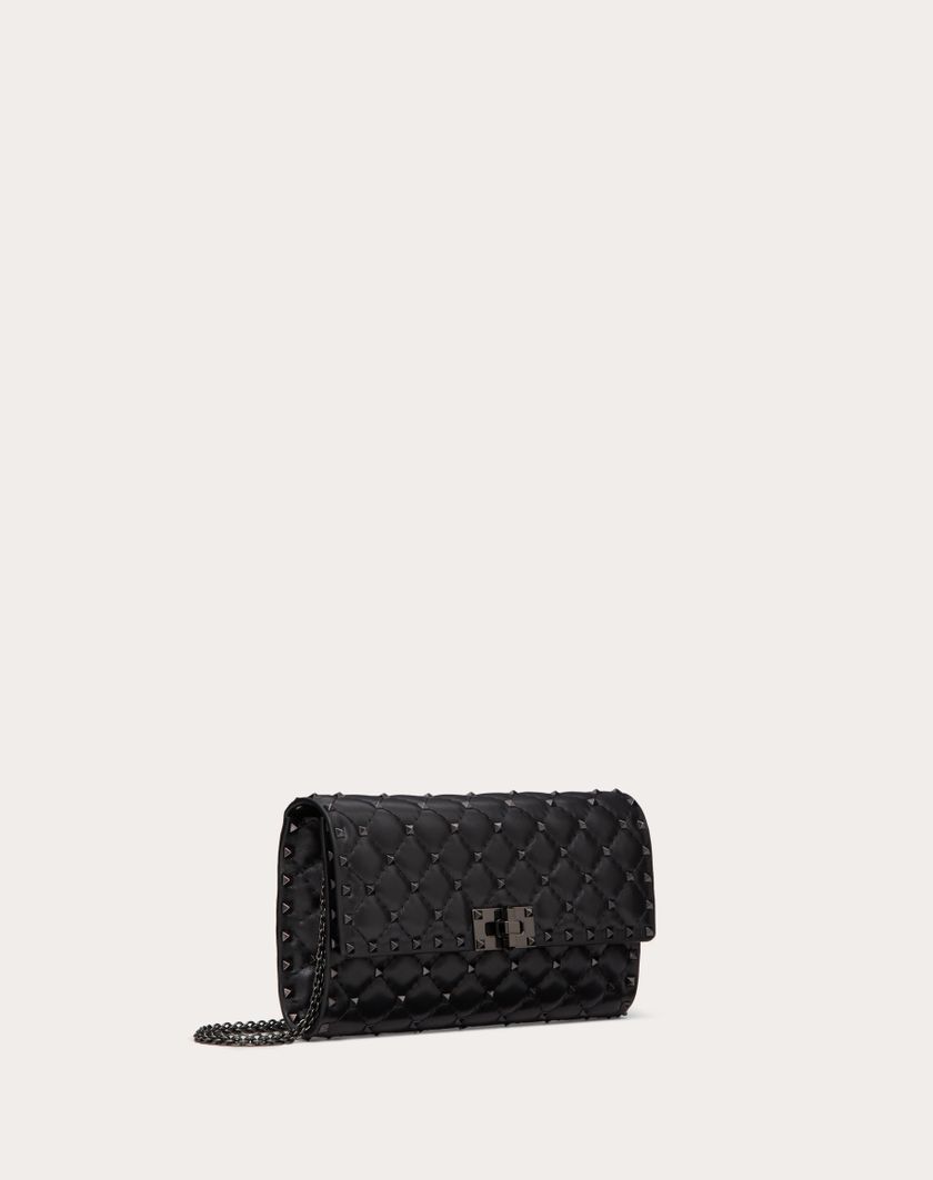 Valentino Handbags Borsa A Tracolla Rockstud Spike In Nappa per Donna in Nero | Valentino IT In Linea