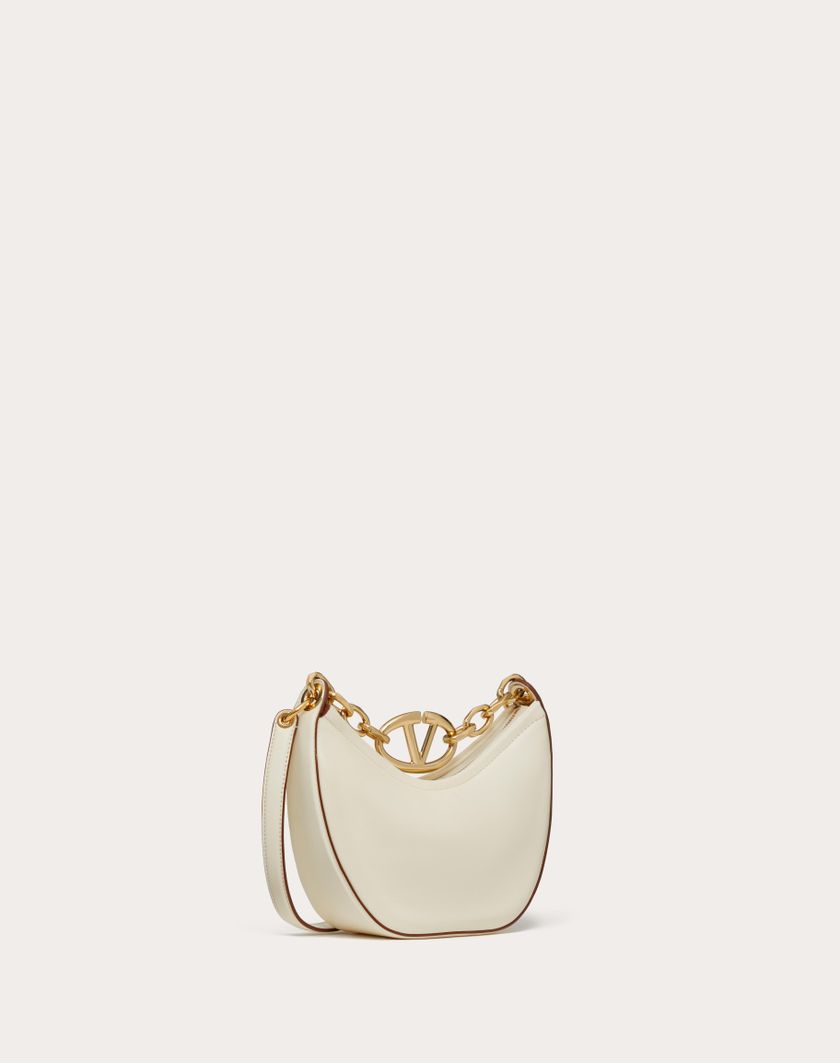 Valentino Handbags Mini Hobo Vlogo Moon Bag In Nappa Con Catena per Donna in Rosso V. | Valentino IT Affare Del Giorno