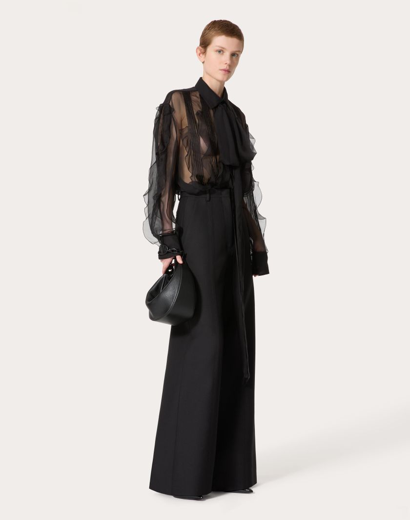 Valentino Handbags Camicia per Donna in Nero | Valentino IT Promozione