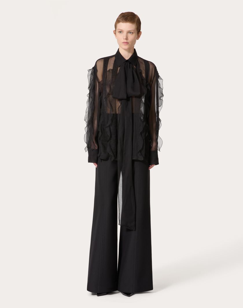 Valentino Handbags Camicia per Donna in Nero | Valentino IT Promozione