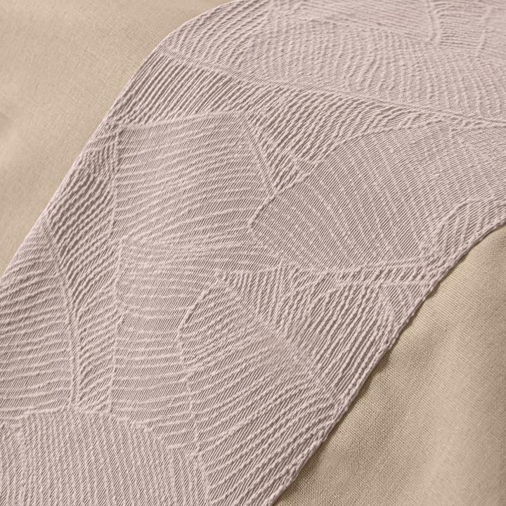 Zenoni & ColombiCompleto Lenzuola Matrimoniale con balza in Jacquard Giungla Tortora Lightning offer