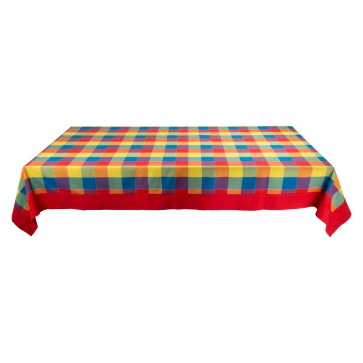 Zenoni & ColombiTovaglia tinta in filo 100% Cotone Canterbury Rosso Sconto