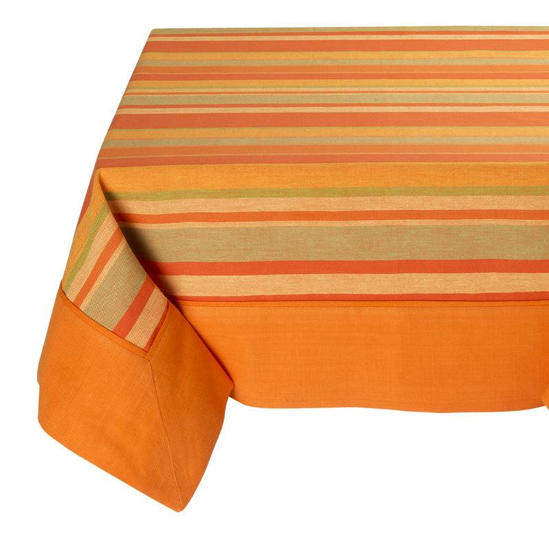 Zenoni & ColombiTovaglia in cotone tinto in filo Provencal Arancione
