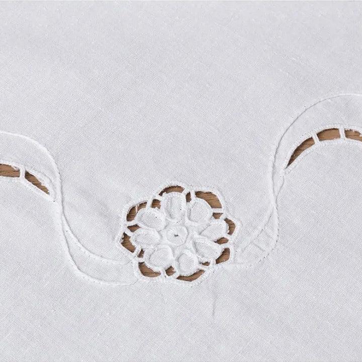 Zenoni & ColombiCentrotavola ricamato a mano in cotone Made in Italy variante Papillon Negozio