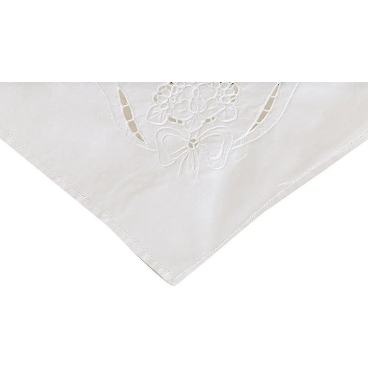 Zenoni & ColombiCentrotavola ricamato a mano in cotone Made in Italy variante Papillon Negozio