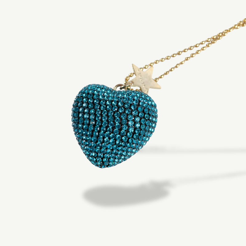 ALMALA COLLANA CUORE STRASS | TURCHESE Offerte