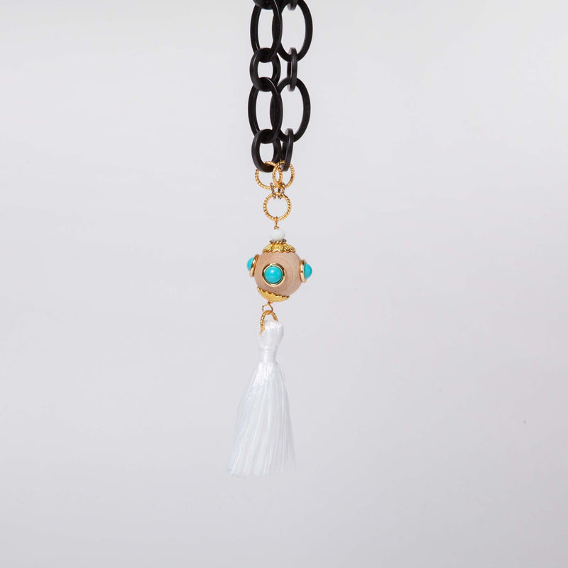 ALMALA COLLANA NAPPA BLACK & WHITE | BIANCO Offerta