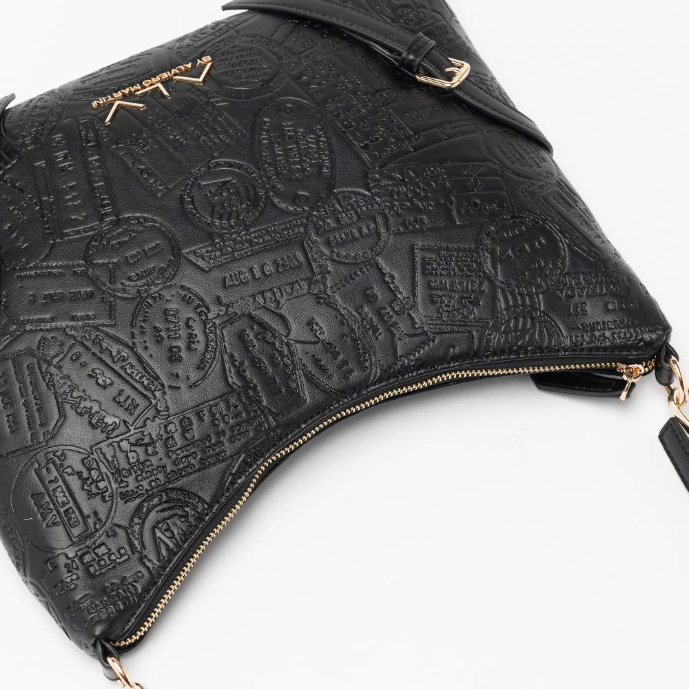 Alv by alviero martini Hobo Medium bag debossed passport ALV by Alviero Martini – ALVB9202 Shopping online