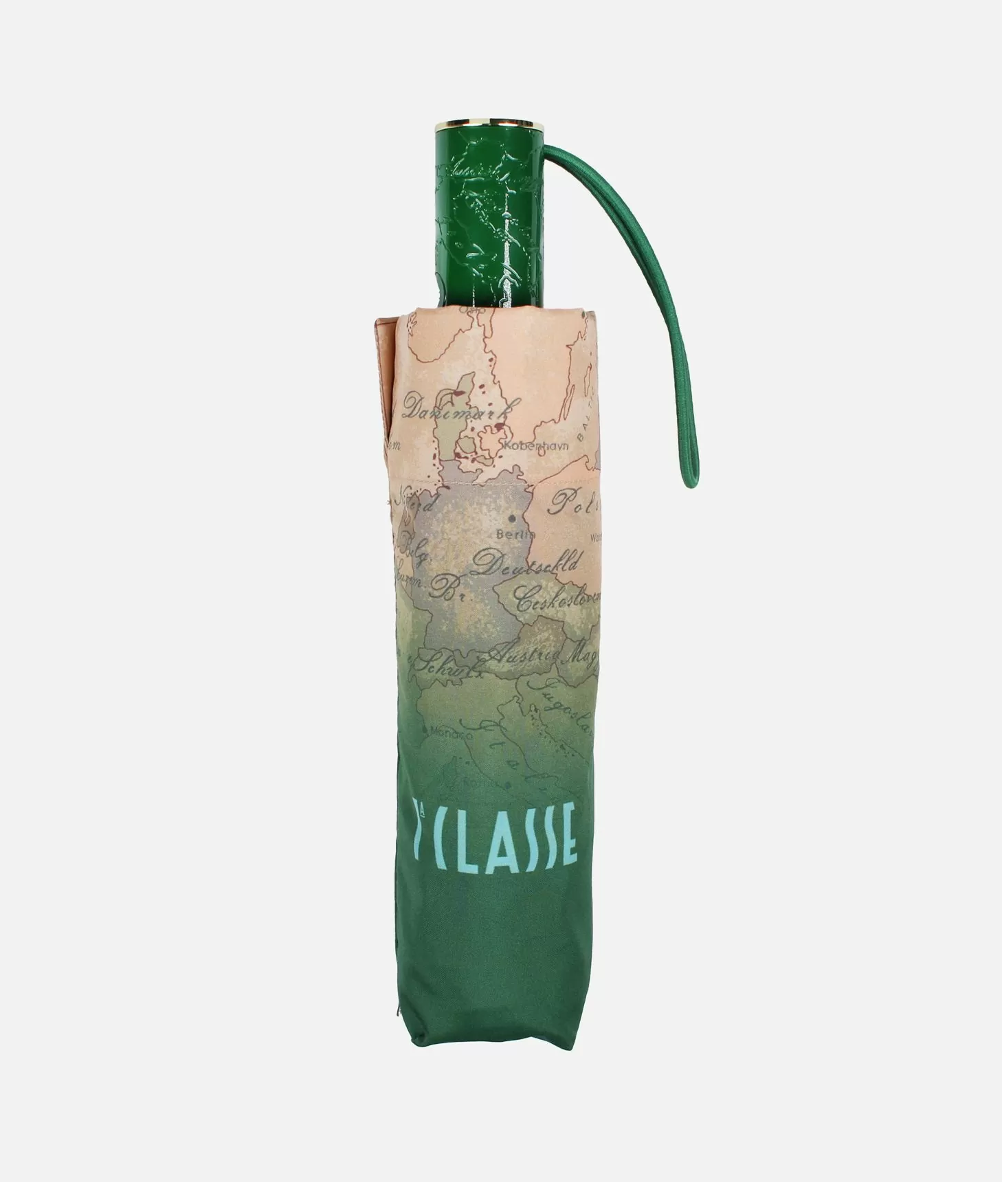 Alviero martini 1a classe Ombrello Geo Sfumato mini Verde Esporta salva