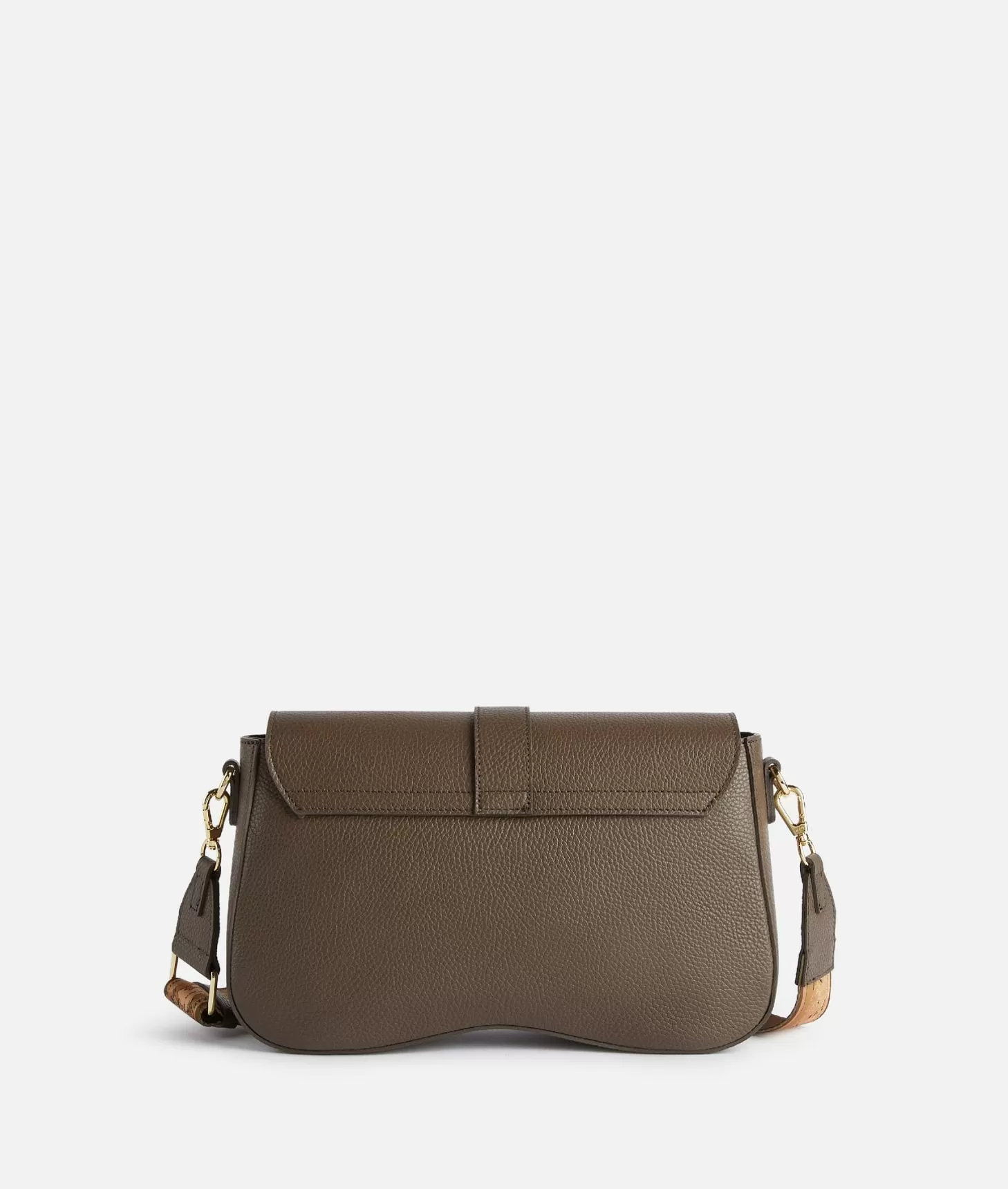 Alviero martini 1a classe Inspiring Bag tracolla con patta Taupe Scuro Qualità