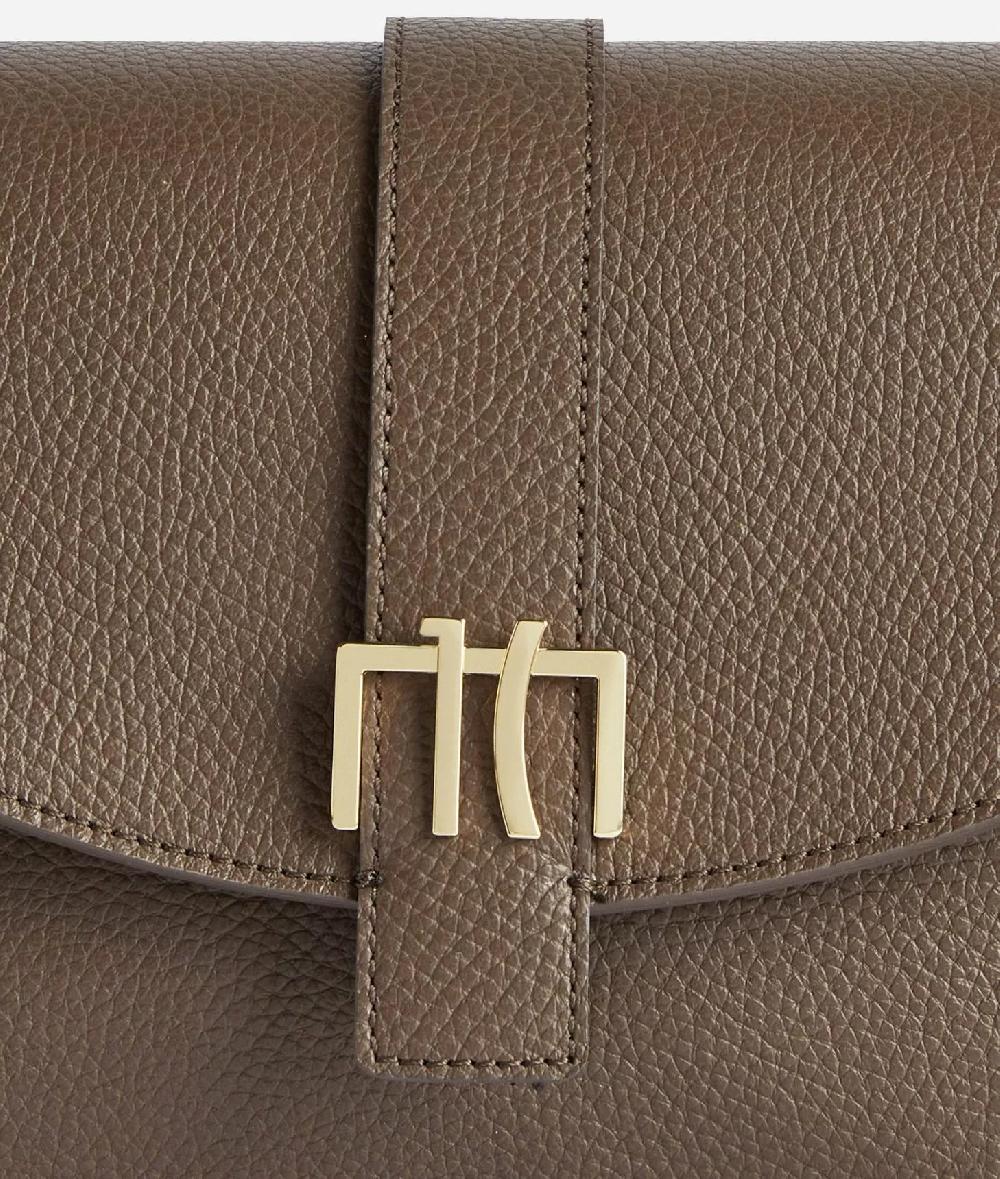 Alviero martini 1a classe Inspiring Bag tracolla con patta Taupe Scuro Qualità