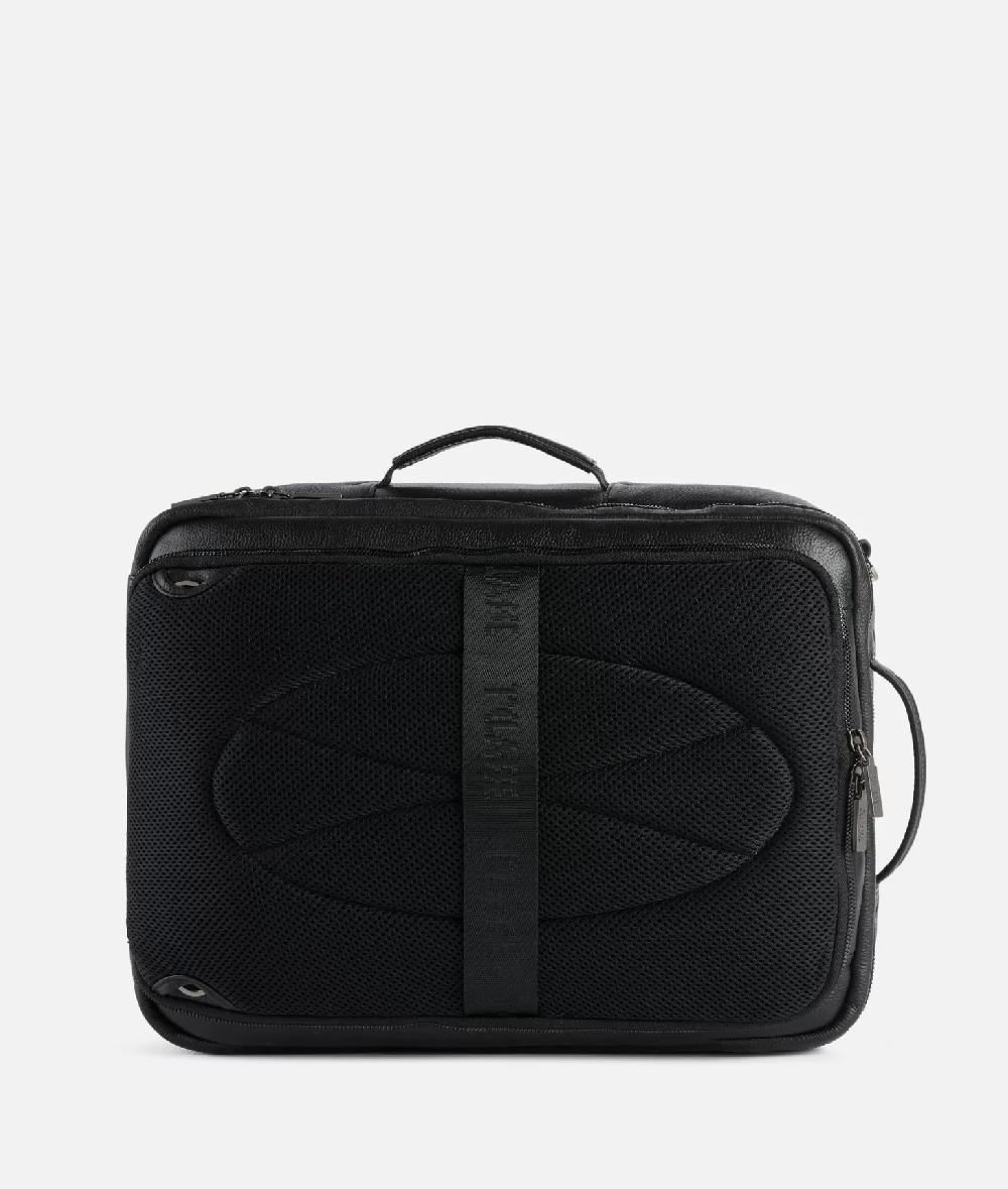 Alviero martini 1a classe Beta Leather zaino da viaggio tripla portabilità Nero Nuova