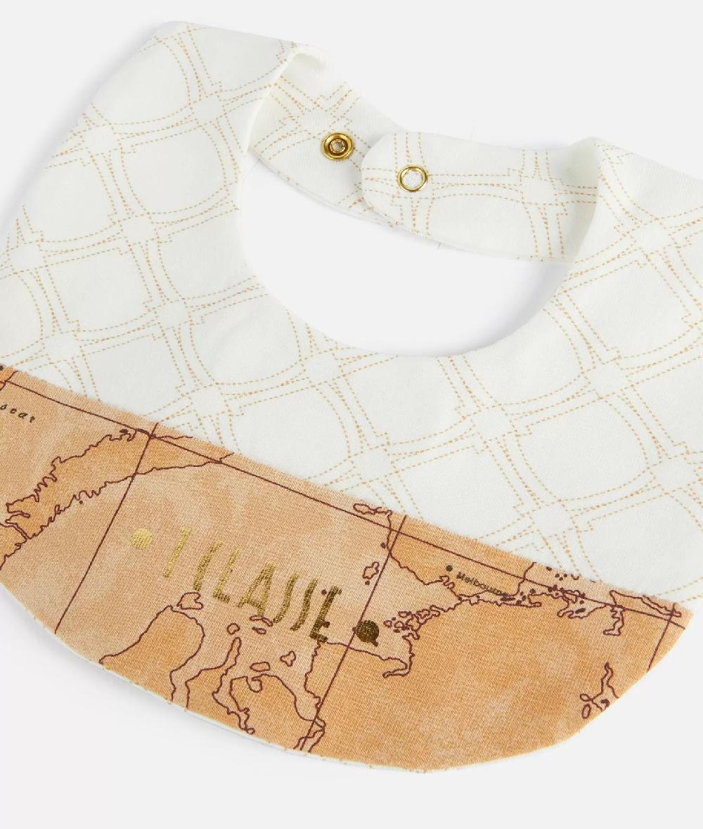 Alviero martini 1a classe Bavaglino in cotone con loghi 1C e inserto Geo Classic Naturale Shopping online