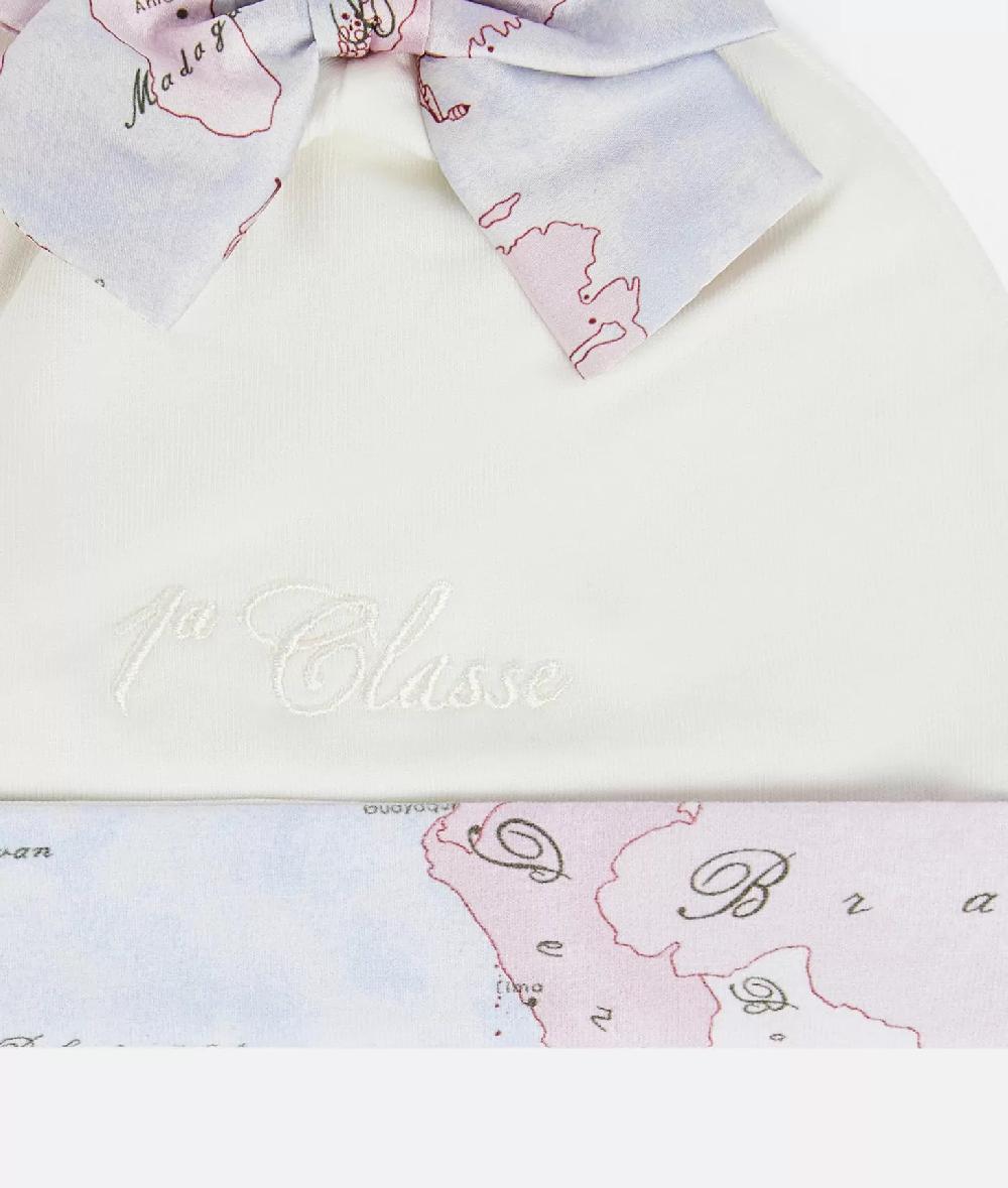 Alviero martini 1a classe Cappellino in cotone con fiocco Geo Lady Rosa Lightning offer