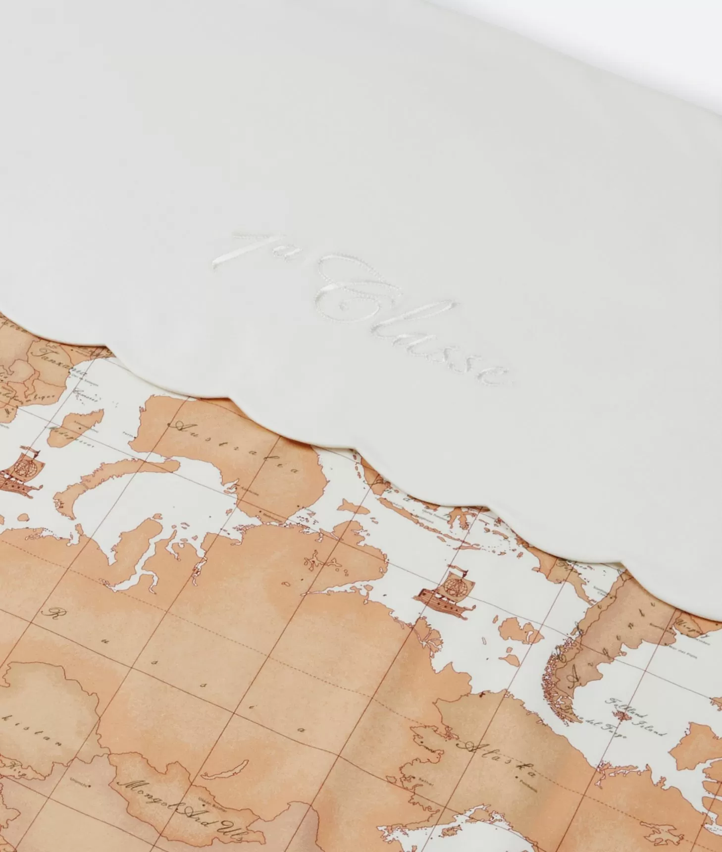Alviero martini 1a classe Copertina con mappa Geo Classic Panna Nuovi prodotti