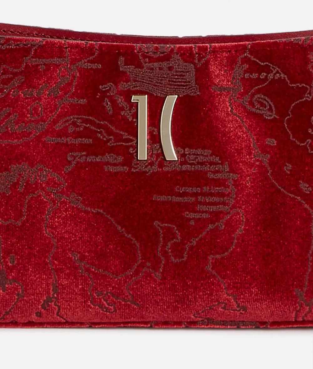 Alviero martini 1a classe Moments Bag pochette con tracolla e catena Rosso Ultimi due giorni