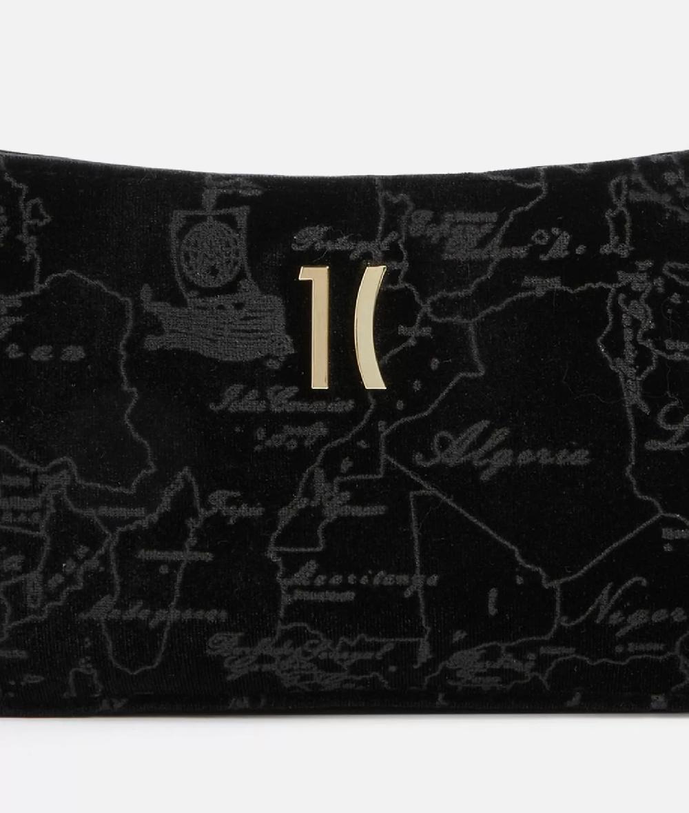 Alviero martini 1a classe Moments Bag pochette con tracolla e catena Nero Ultimo giorno