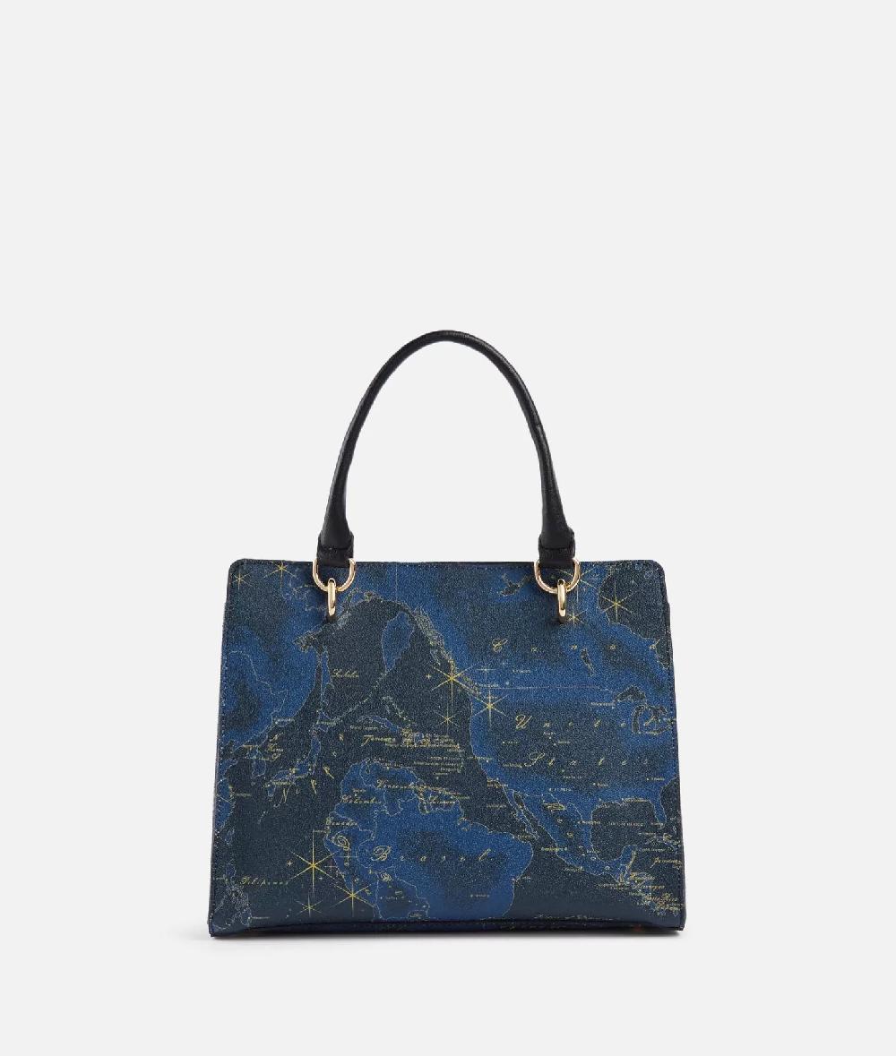 Alviero martini 1a classe Geo Midnight borsa a mano con tracolla Blu Notte Duty-free
