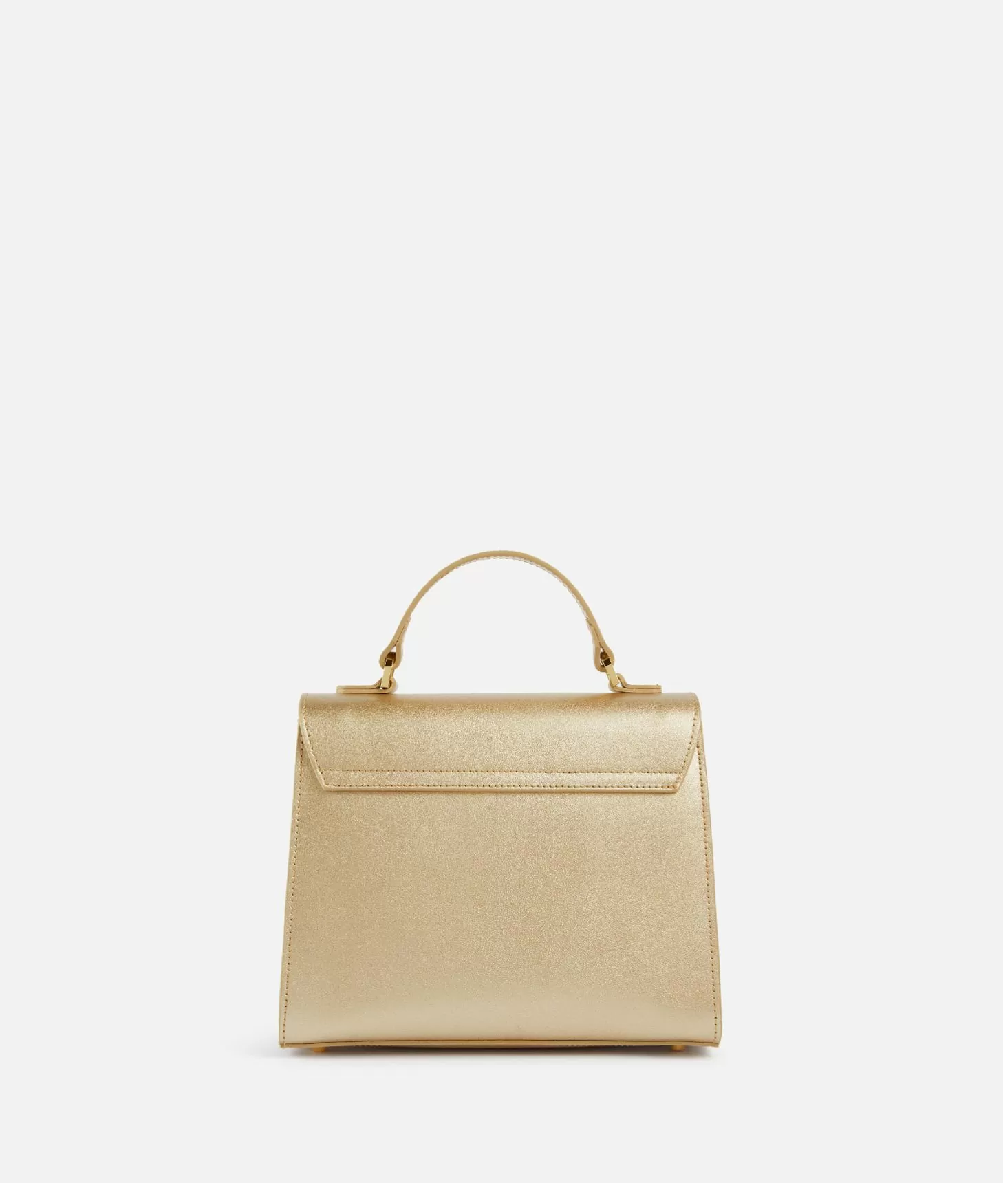 Alviero martini 1a classe Winter Spirit mini tote con tracolla in pelle laminata Oro Chiaro In Linea