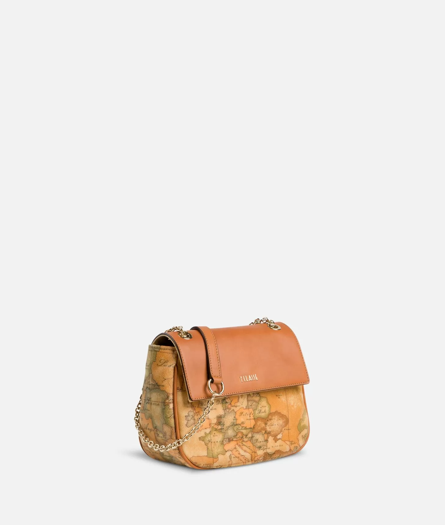 Alviero martini 1a classe Geo Classic Borsa piccola con lettering In Vendita