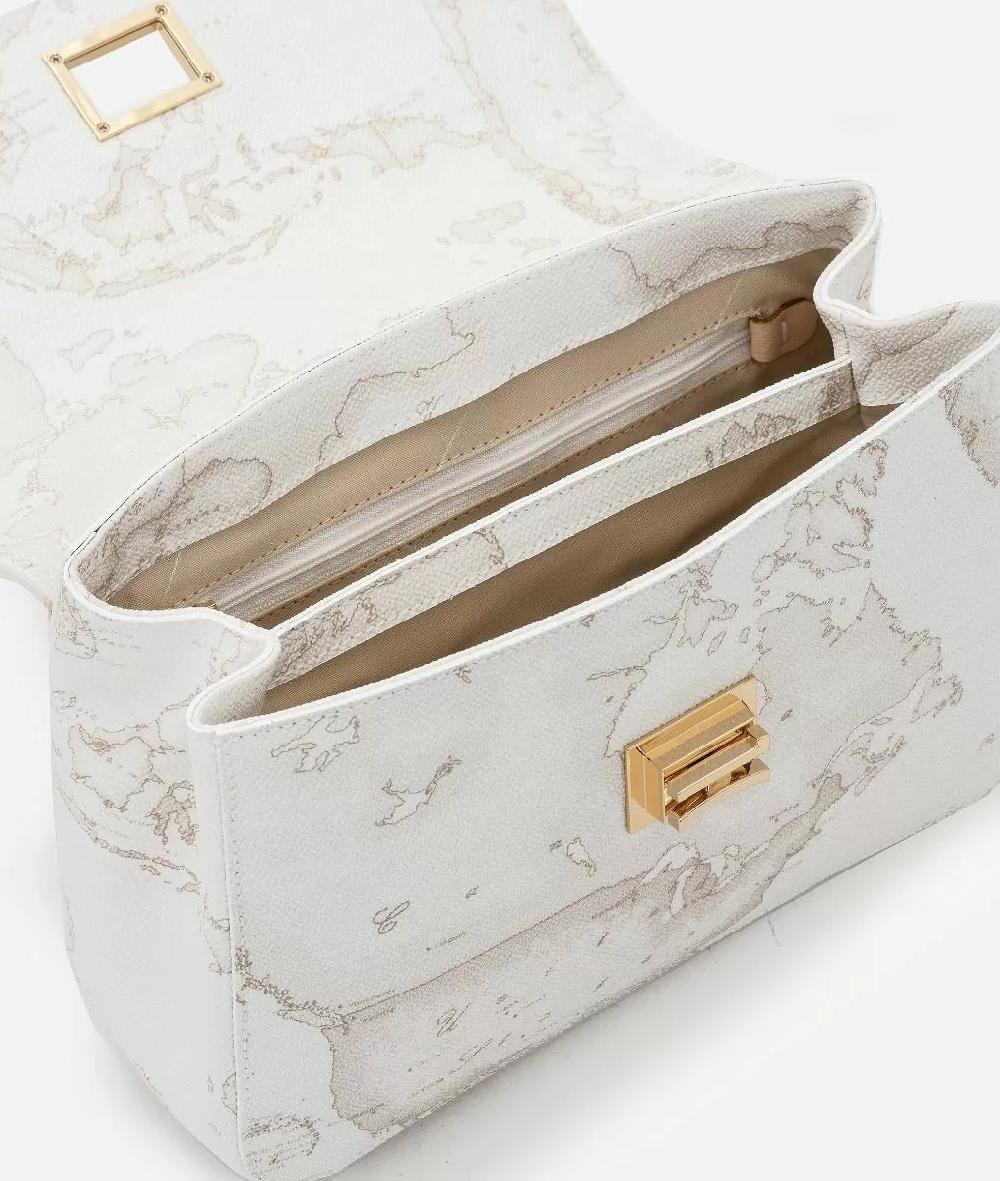 Alviero martini 1a classe Geo White tracolla con patta Hotsell