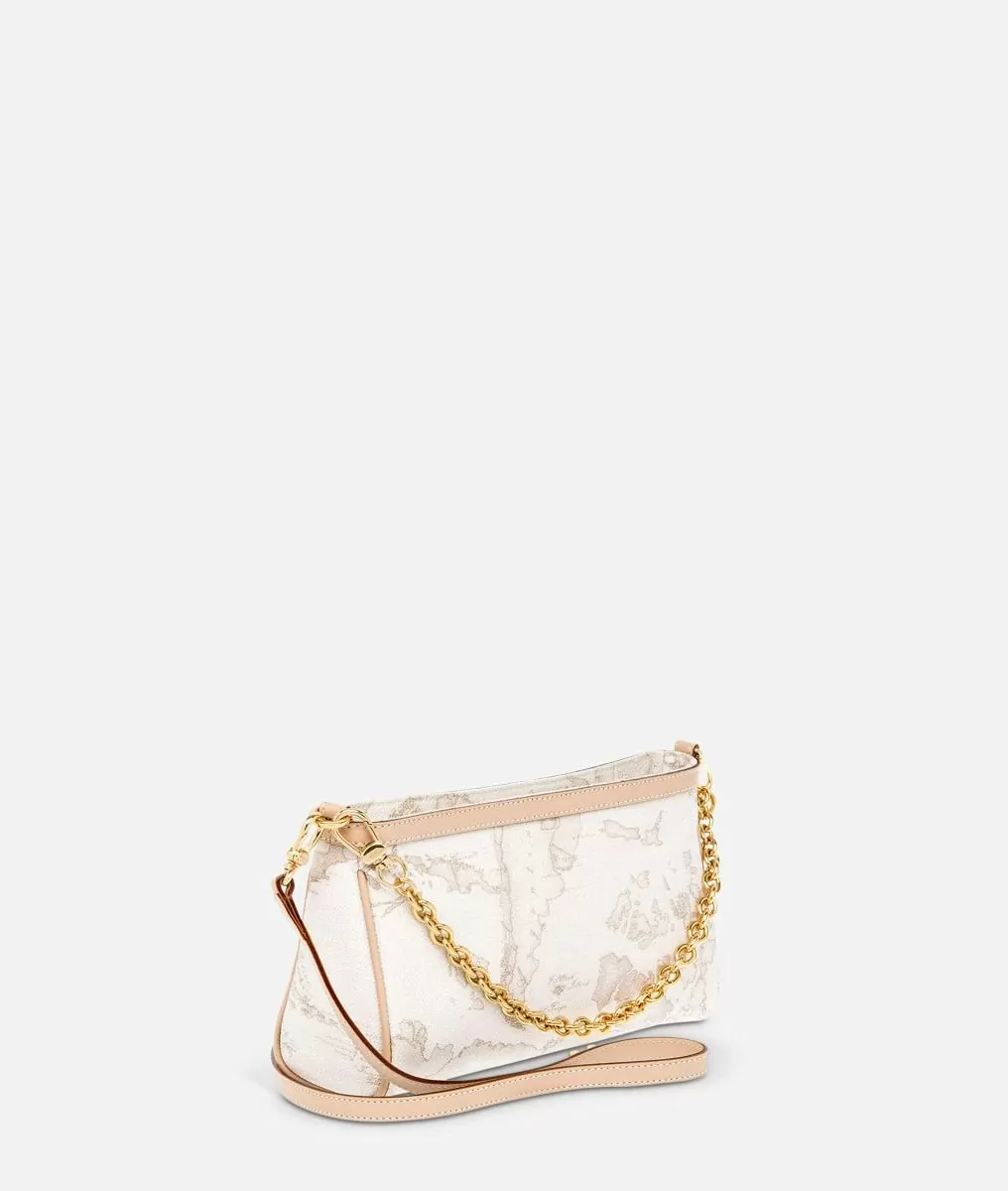 Alviero martini 1a classe Geo White Borsa mini a tracolla Vendita Calda