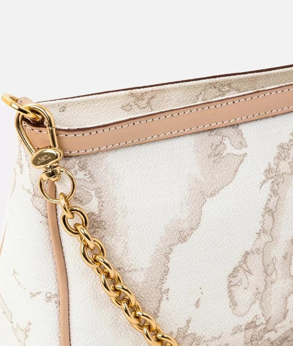 Alviero martini 1a classe Geo White Borsa mini a tracolla Vendita Calda