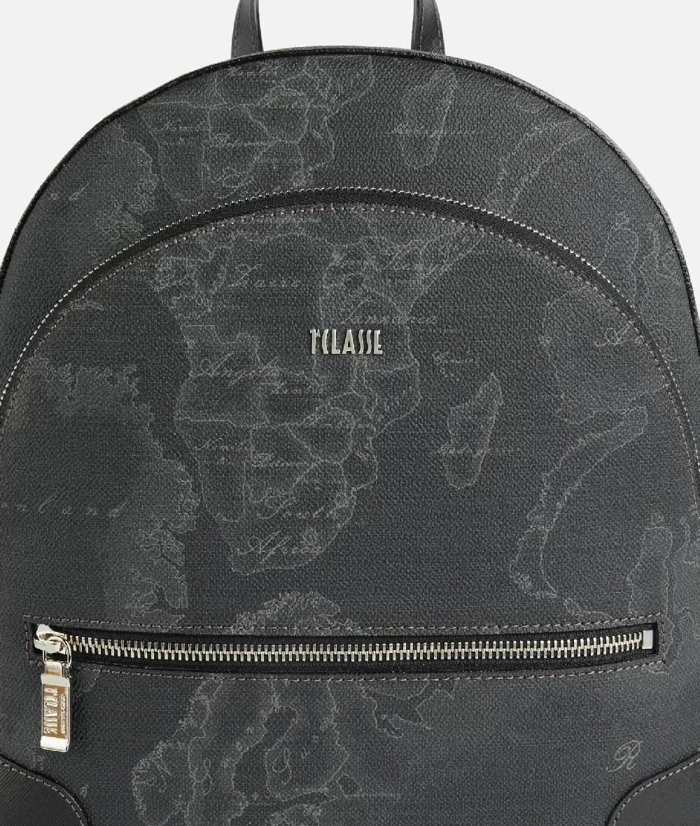 Alviero martini 1a classe Zaino tre tasche in tessuto stampa Geo Night Nero Negozio