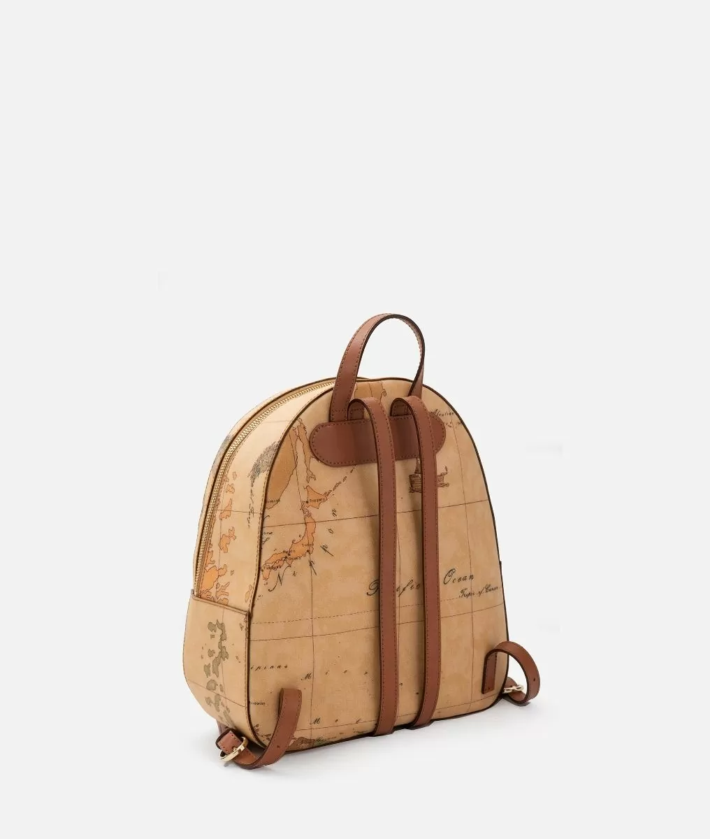 Alviero martini 1a classe Geo Classic zaino con inserti frontali in pelle Spedizione gratuita