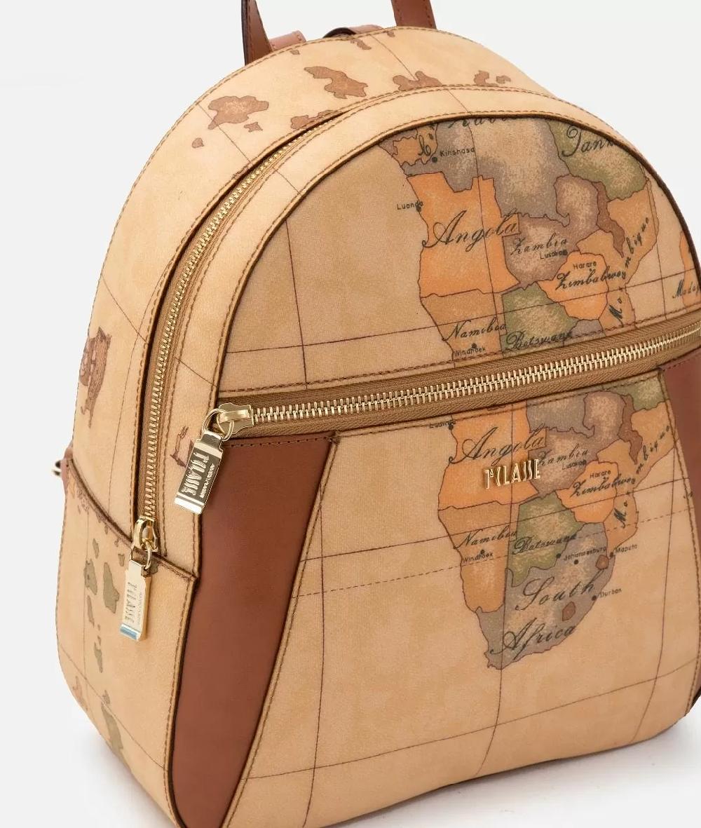 Alviero martini 1a classe Geo Classic zaino con inserti frontali in pelle Spedizione gratuita