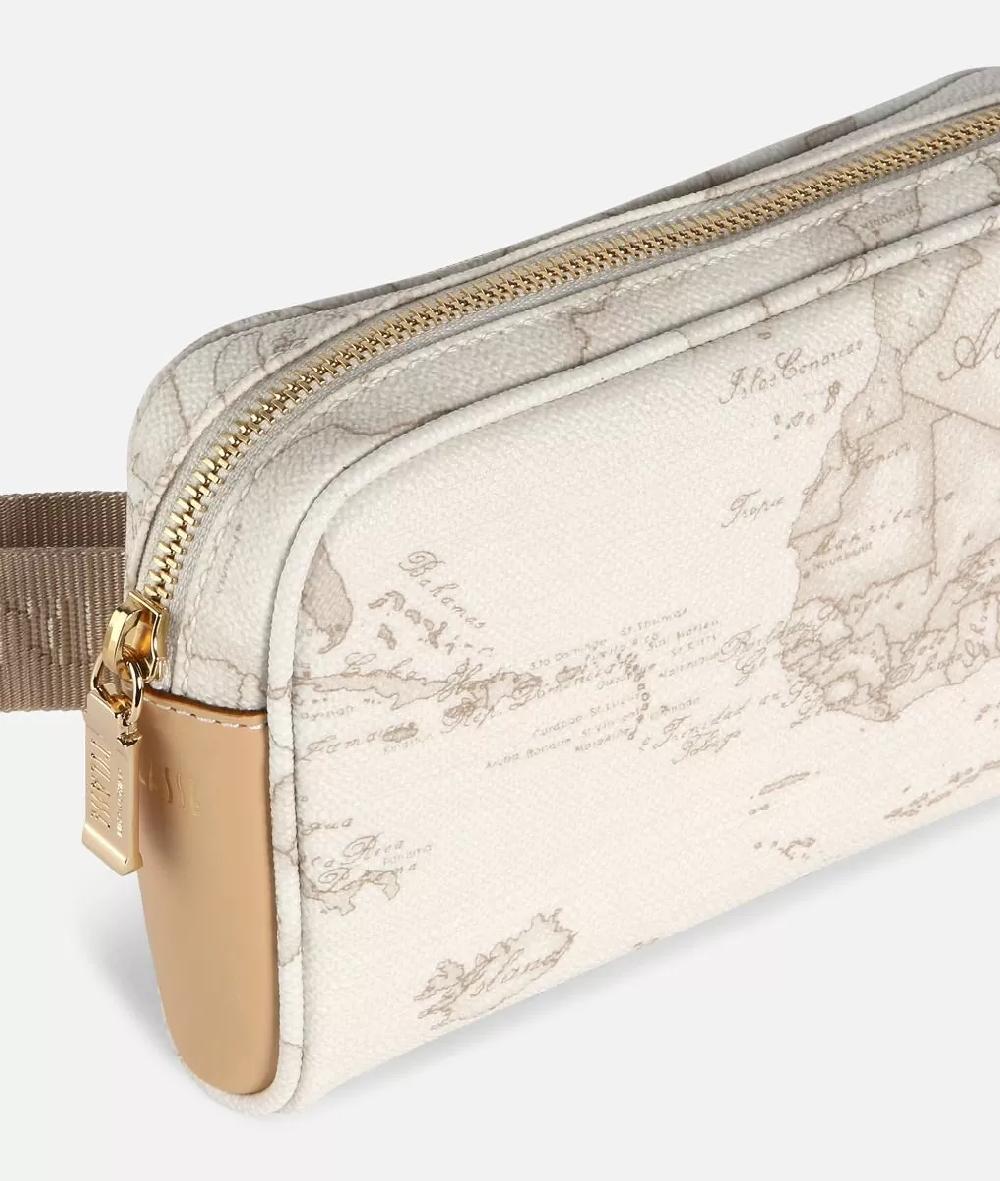 Alviero martini 1a classe Geo White Marsupio con cintura a nastro Prezzo di fabbrica