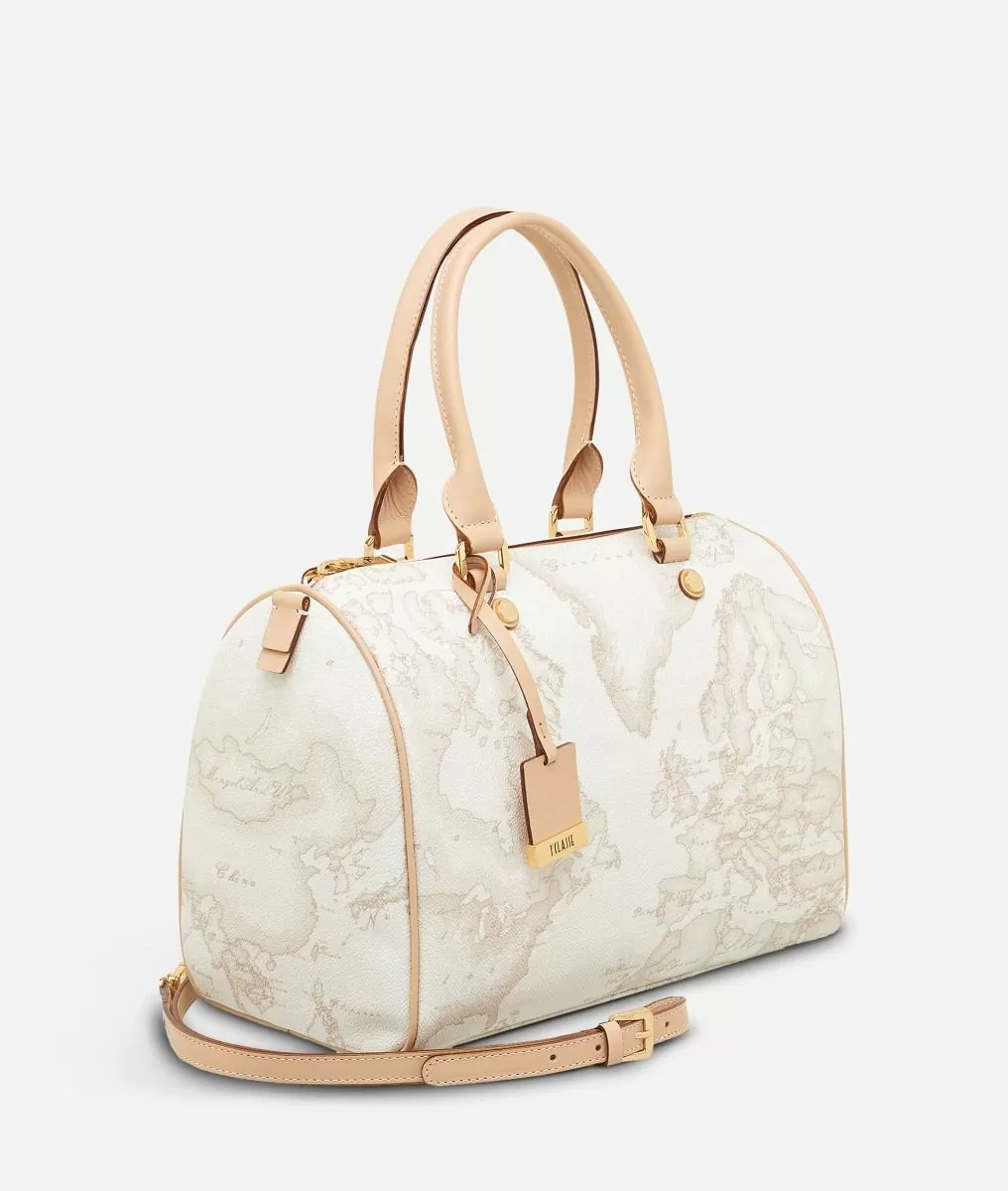 Alviero martini 1a classe Geo White Borsa media a bauletto Offerta Anniversario