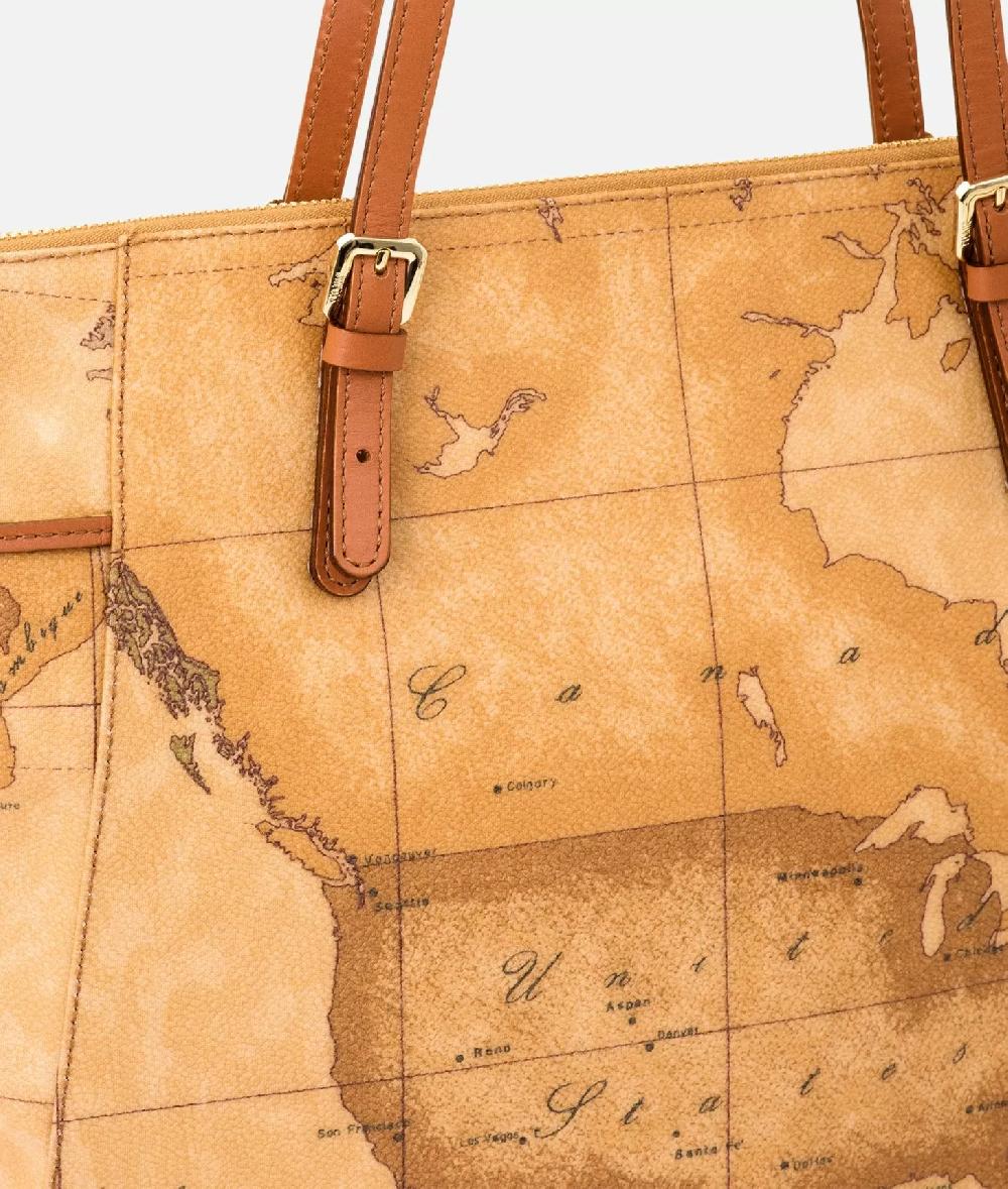 Alviero martini 1a classe Geo Classic Borsa shopping grande Offerta migliore