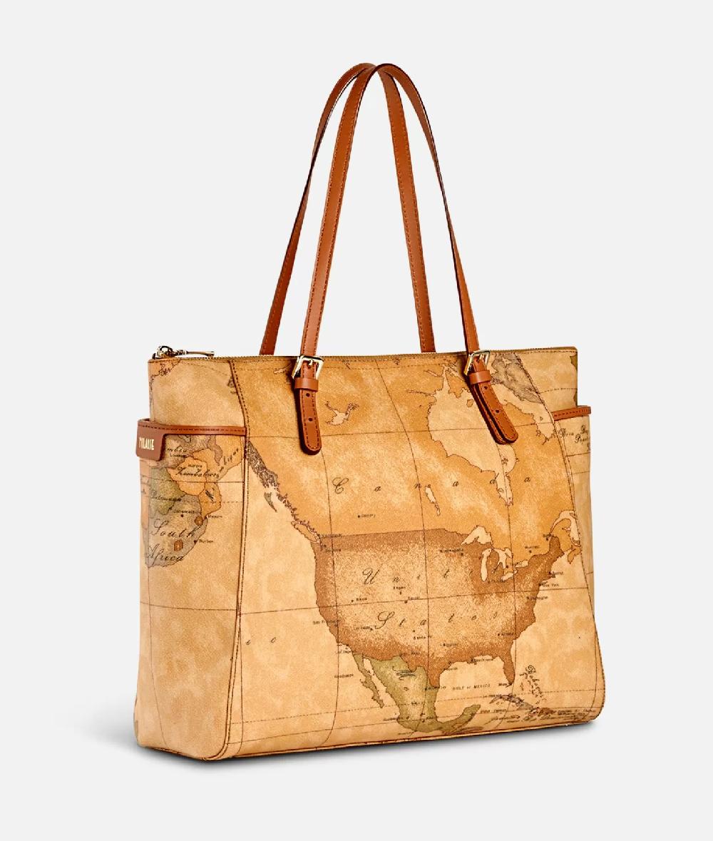 Alviero martini 1a classe Geo Classic Borsa shopping grande Offerta migliore