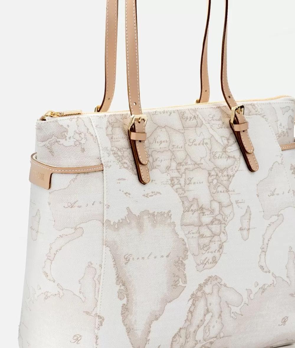 Alviero martini 1a classe Geo White tote bag grande Latest fashion