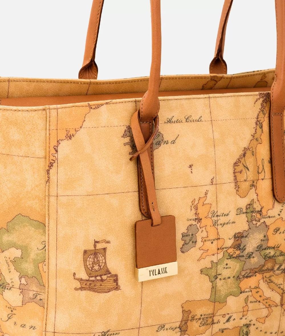 Alviero martini 1a classe Geo Classic Borsa shopping grande Offerta temporanea