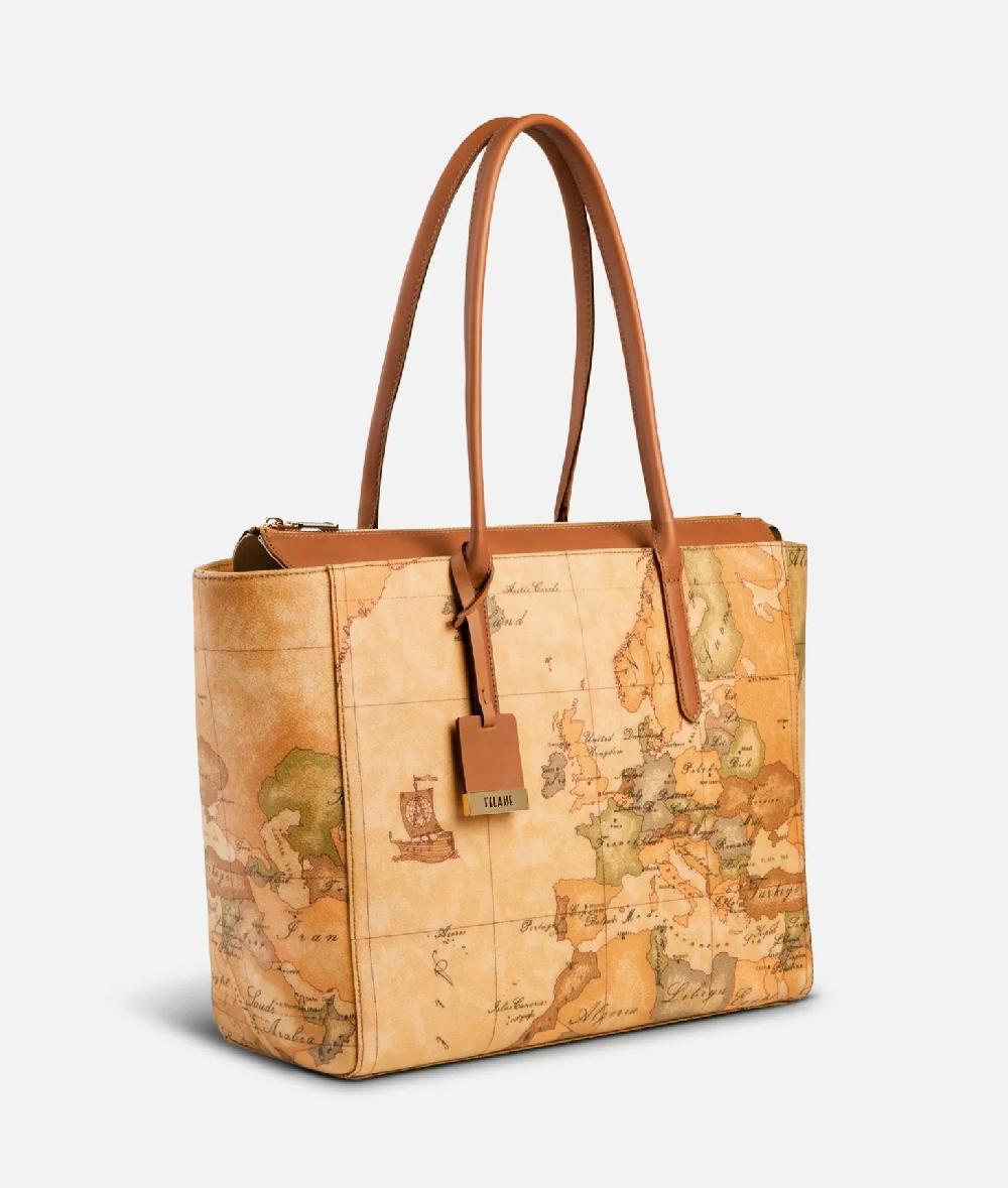 Alviero martini 1a classe Geo Classic Borsa shopping grande Offerta temporanea