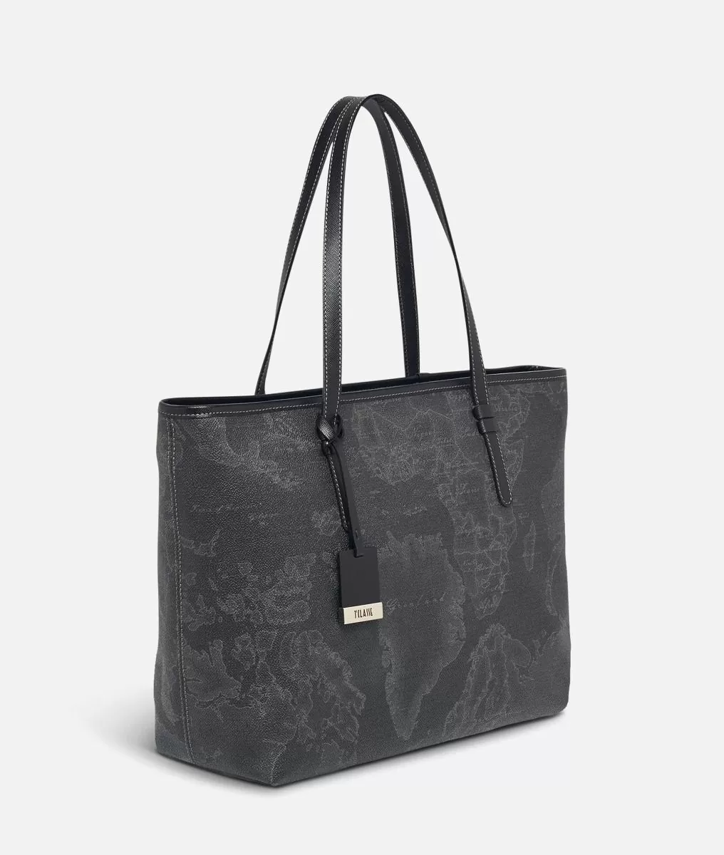 Alviero martini 1a classe Geo Black Borsa shopping grande Geo Dark Bestseller